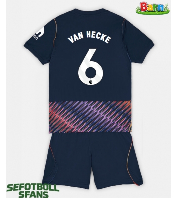 Tottenham Hotspur Jan Paul van Hecke #6 Bortaställ Barn 2026-27 Kortärmad (+ Korta byxor)